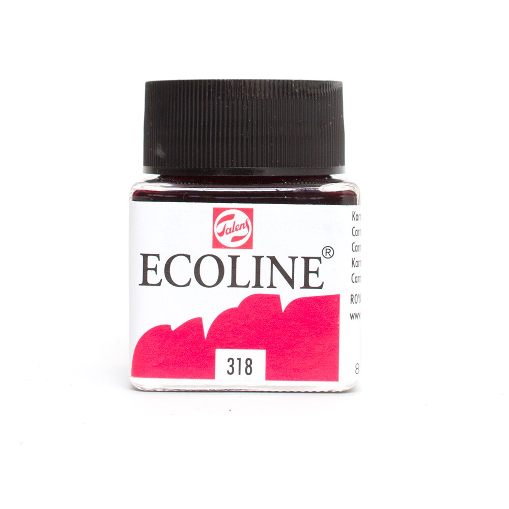 Ecoline, Liquid, Watercolor, 30ml, Jar, Carmine